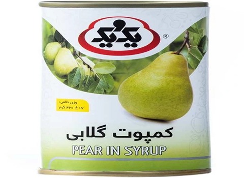 تصویر 3 از قیمت کمپوت گلابی شیرین با کیفیت ارزان + خرید عمده